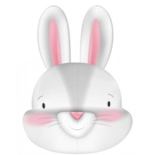 Cute Easter Bunny Face Balloon